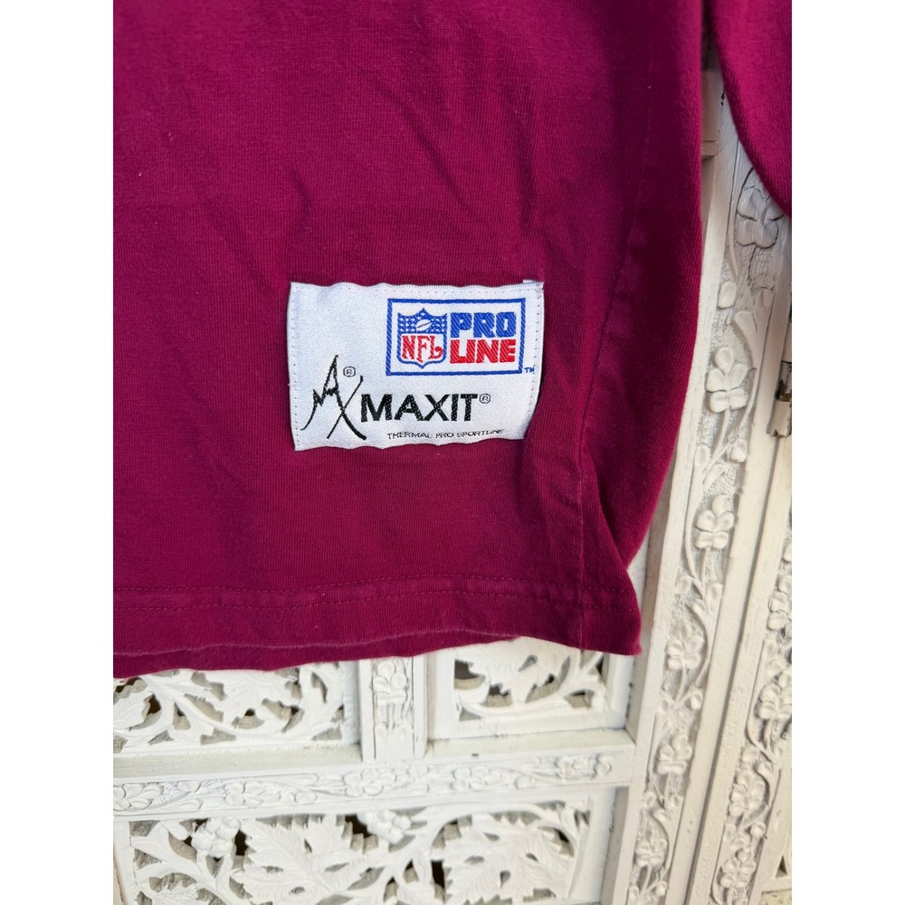 Vtg 90's‎ Maxit Florida State FSU Seminoles Mockneck Long Sleeve T Shirt Sz M/L - Picture 2 of 5